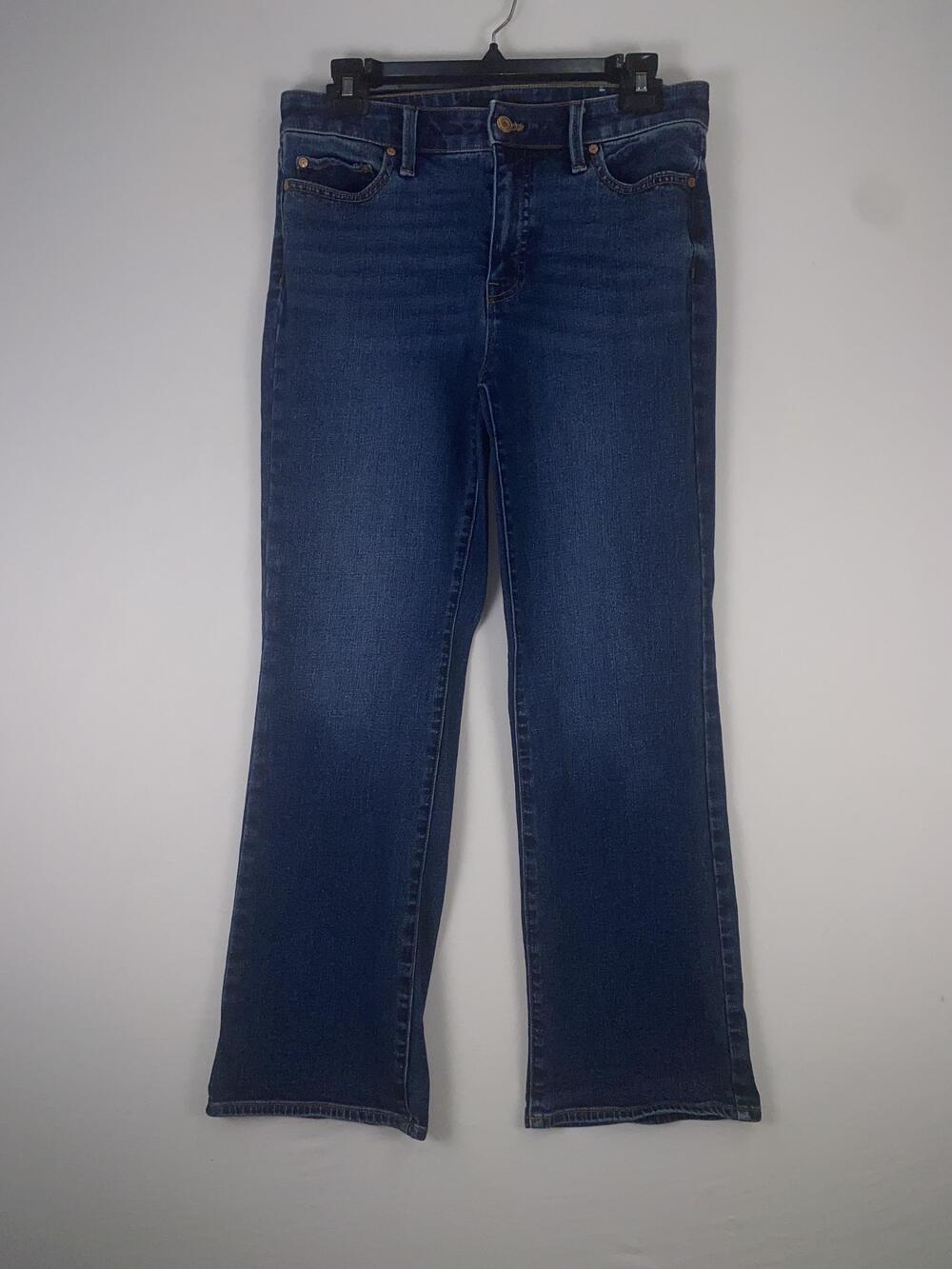 Talbots Jeans Womens 8P Blue Barely Bootcut Medium Wash Petite Stretch Denim